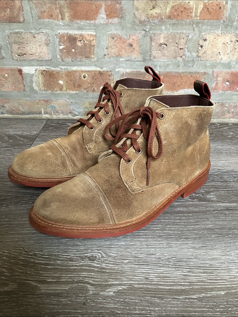 Allen Edmonds Patton Weatherproof Suede Cap-Toe Boots - Picture 5 of 17